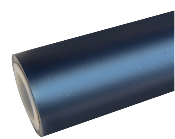 Satin Chrome Silk Prussian Blue Vinyl Wrap