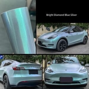 Bright Diamond Blue Silver