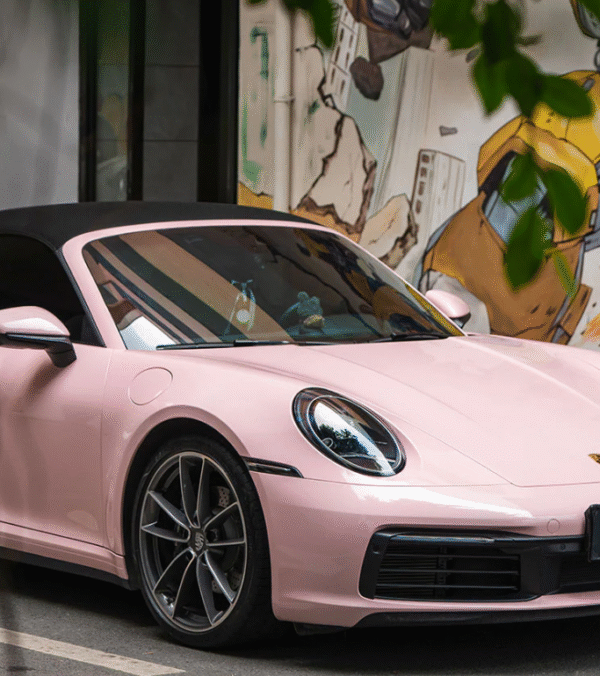 High Glossy Piggy Pink Vinyl Wrap - 图片 4