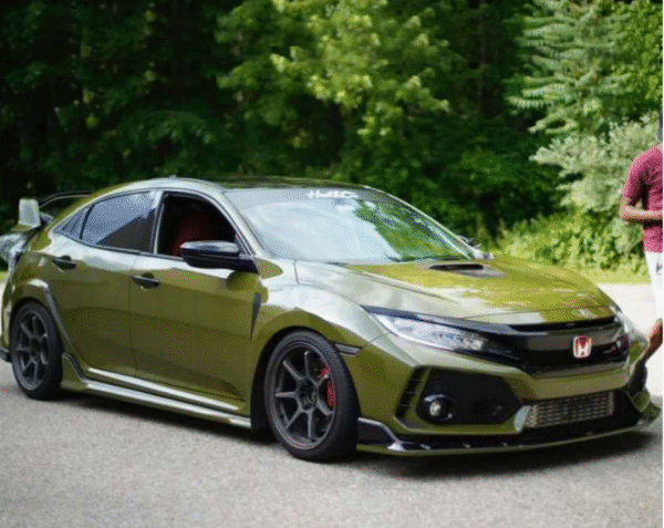 Super Glossy Reseda Green Vinyl Wrap - 图片 3
