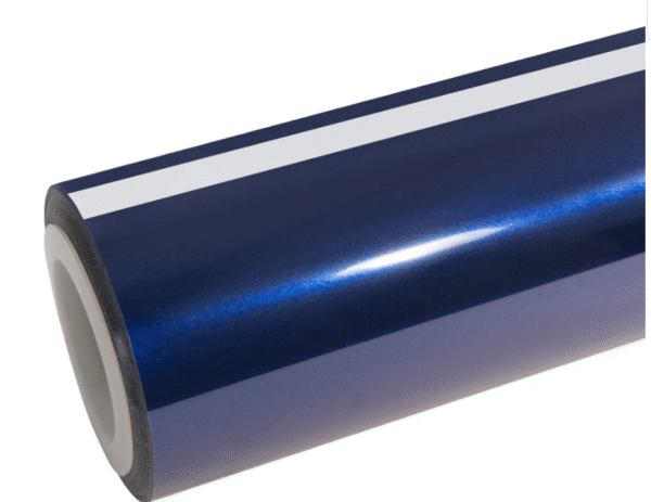 Glossy Metallic Everton Blue Vinyl Wrap