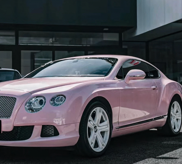 Super Glossy Pale Pink Vinyl Wrap - 图片 5