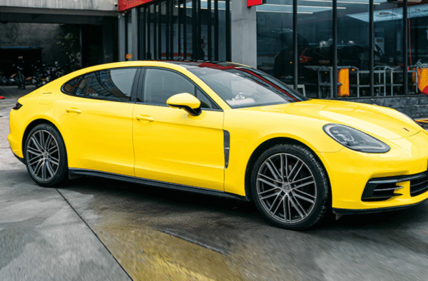 High Glossy Yellow Vinyl wrap - 图片 5