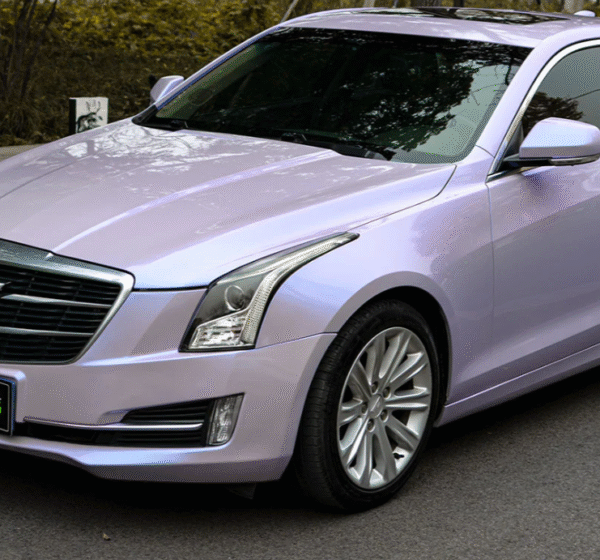 Candy Metallic Silver Gray Blue Vinyl Wrap - 图片 5