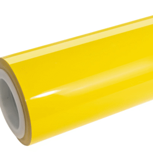 High Glossy Racing Yellow Vinyl Wrap