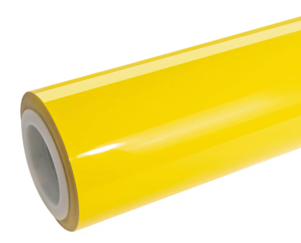 High Glossy Racing Yellow Vinyl Wrap