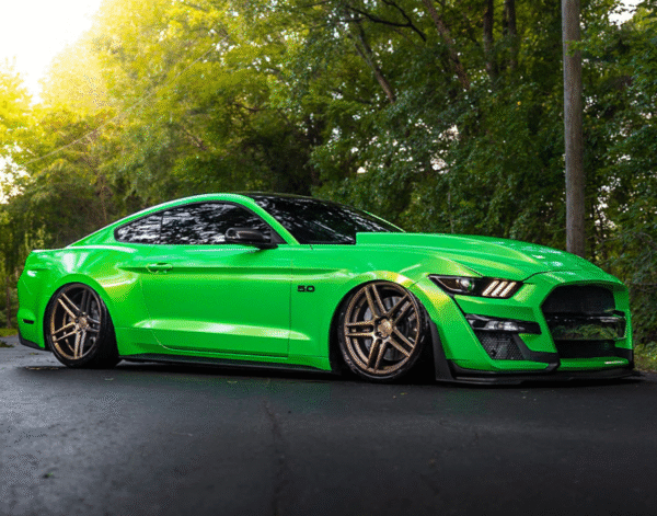 Candy Metallic Neon Green vinyl wrap - 图片 5