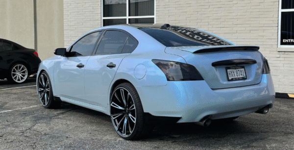 Candy Metallic Dark Gray Blue Vinyl Wrap - 图片 5