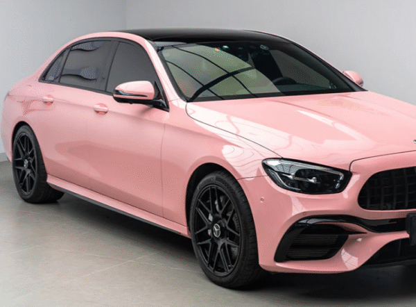 High Glossy Rouge Pink Vinyl Wrap - 图片 4