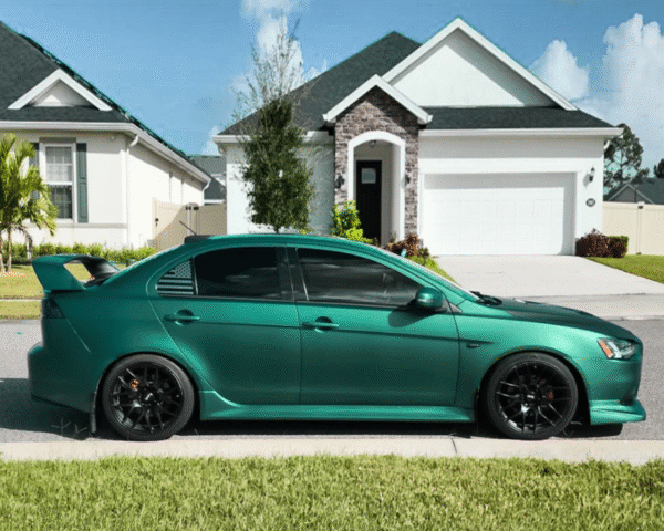 Satin Chrome Paolo Veronese Green Vinyl Wrap - 图片 2