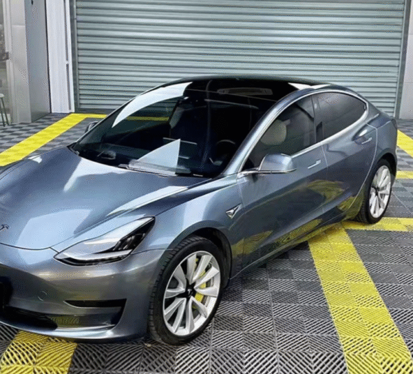 Glossy Metallic Beau Blue Vinyl Wrap - 图片 5