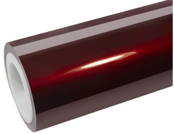 Glossy Metallic Rufous Red Vinyl Wrap