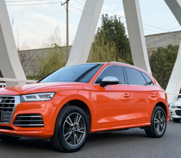 High Glossy Reddish Orange Vinyl Wrap - 图片 4