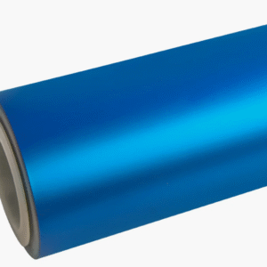 Satin Chrome Silk Azure Vinyl Wrap