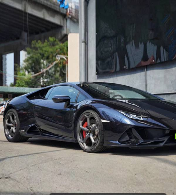 Glossy Metallic Glitter Black Blue Vinyl Wrap - 图片 5