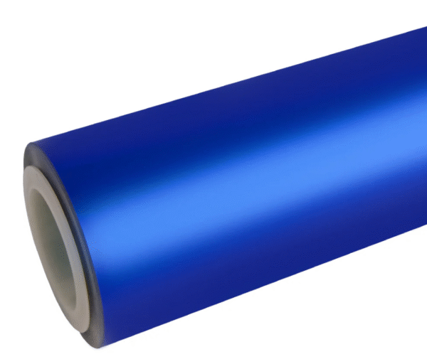 Satin Chrome Silk Ultramarine Vinyl Wrap